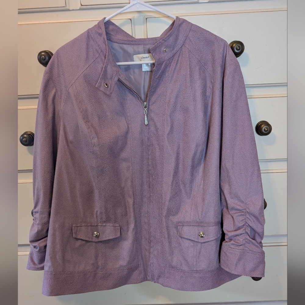 CJ Banks Front Zip Jacket. Size 2X